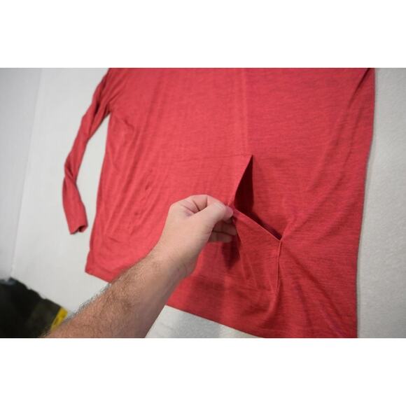 Under Armour Hoodie Red Thin Pull Over Athletic Sweatshirt Mens Sz 2XL XXL - Picture 6 of 10